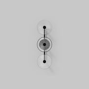 Coral Trio Rod Wall Light - (Centered) gallery detail image