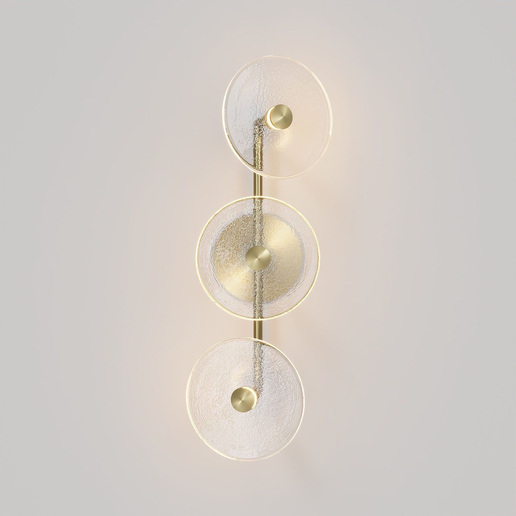 Coral Trio Rod Wall Light - (Off-Centered) gallery detail image
