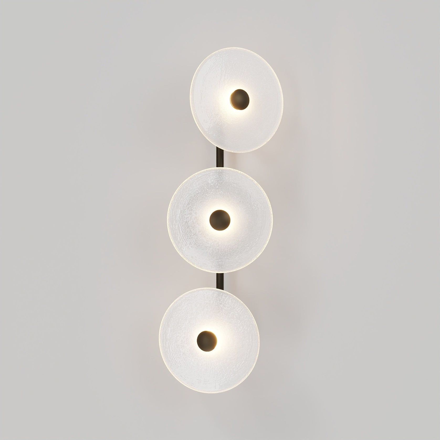 Coral Trio Rod Wall Light - (Off-Centered) gallery detail image