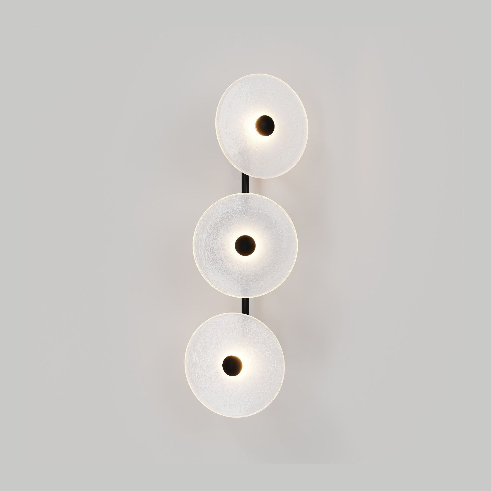 Coral Trio Rod Wall Light - (Off-Centered) gallery detail image