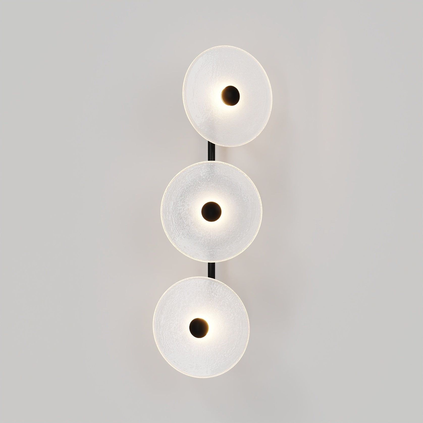 Coral Trio Rod Wall Light - (Off-Centered) gallery detail image