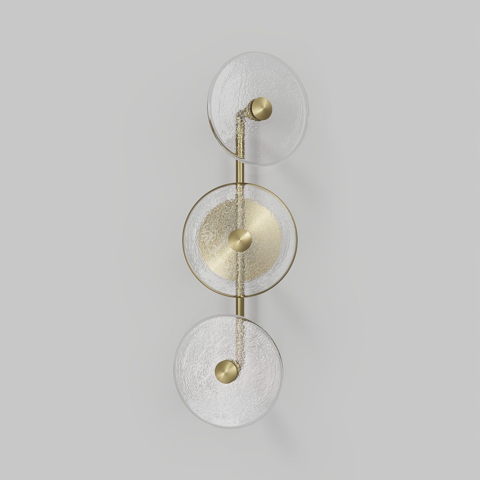 Coral Trio Rod Wall Light - (Off-Centered) gallery detail image