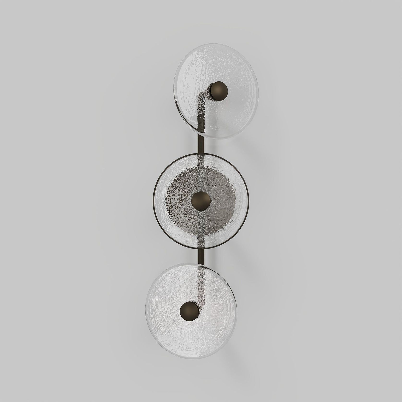 Coral Trio Rod Wall Light - (Off-Centered) gallery detail image