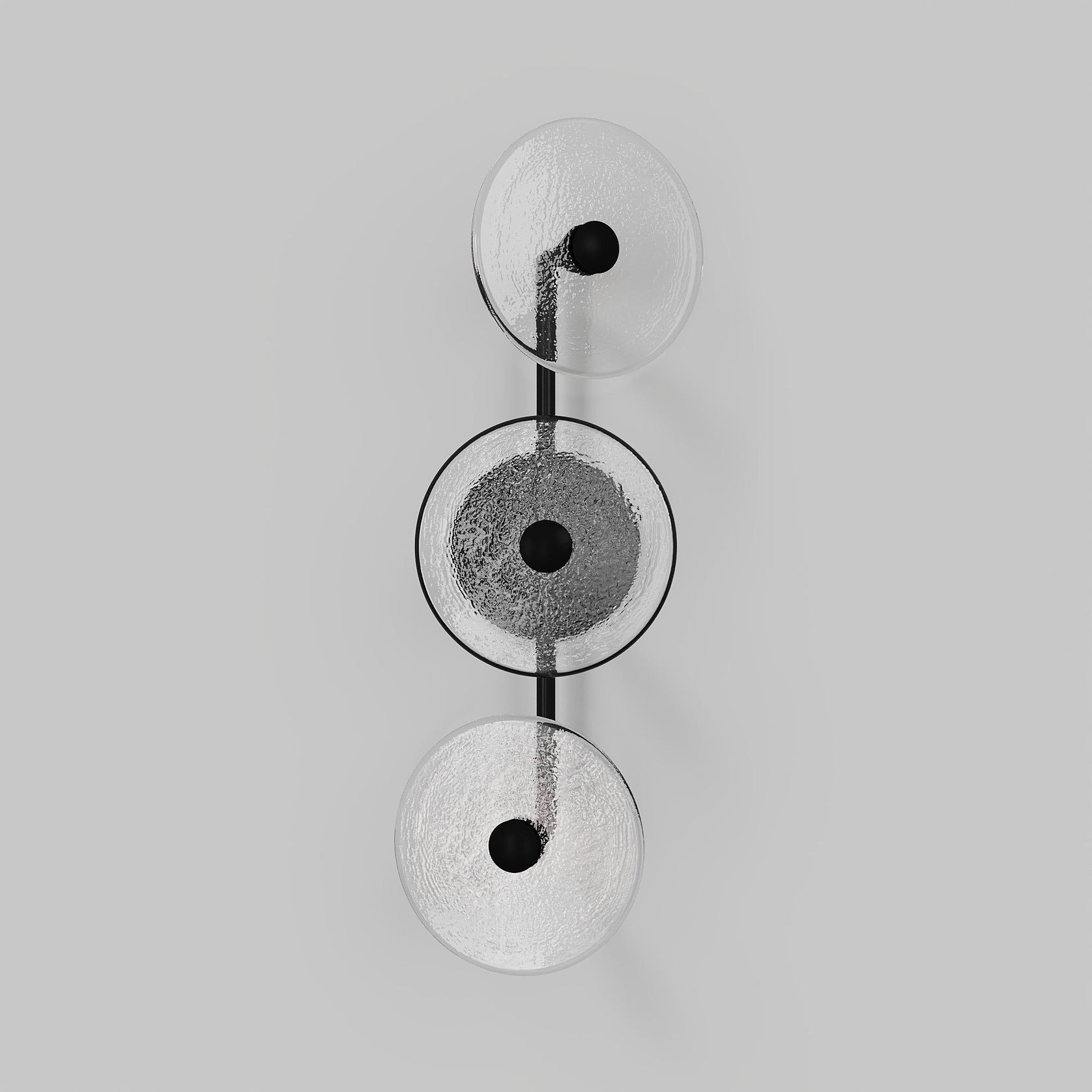 Coral Trio Rod Wall Light - (Off-Centered) gallery detail image