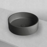 Sol' Charcoal Concrete Round 390mm Basin gallery detail image