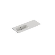 Casello 1200 Left Basin Vanity Top Matt White gallery detail image
