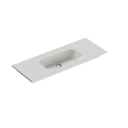 Casello 1200 Centre Basin Vanity Top Matt White gallery detail image
