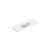 Casello 1200 Centre Basin Vanity Top Gloss White gallery detail image