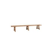Stalwart Teak A Frame Dining Bench Seat 250cm gallery detail image