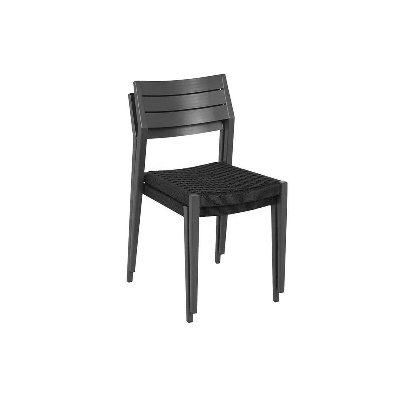 Passerine 2.0 Aluminium and Rope Outdoor Dining Chair gallery detail image