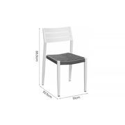 Passerine 2.0 Aluminium and Rope Outdoor Dining Chair gallery detail image