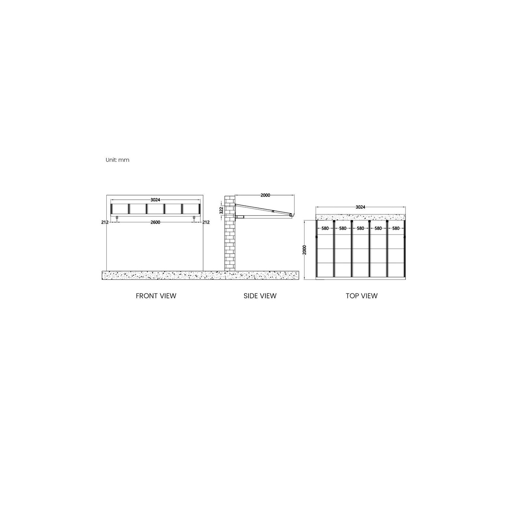 City Window / Door Awning Canopy Collection gallery detail image