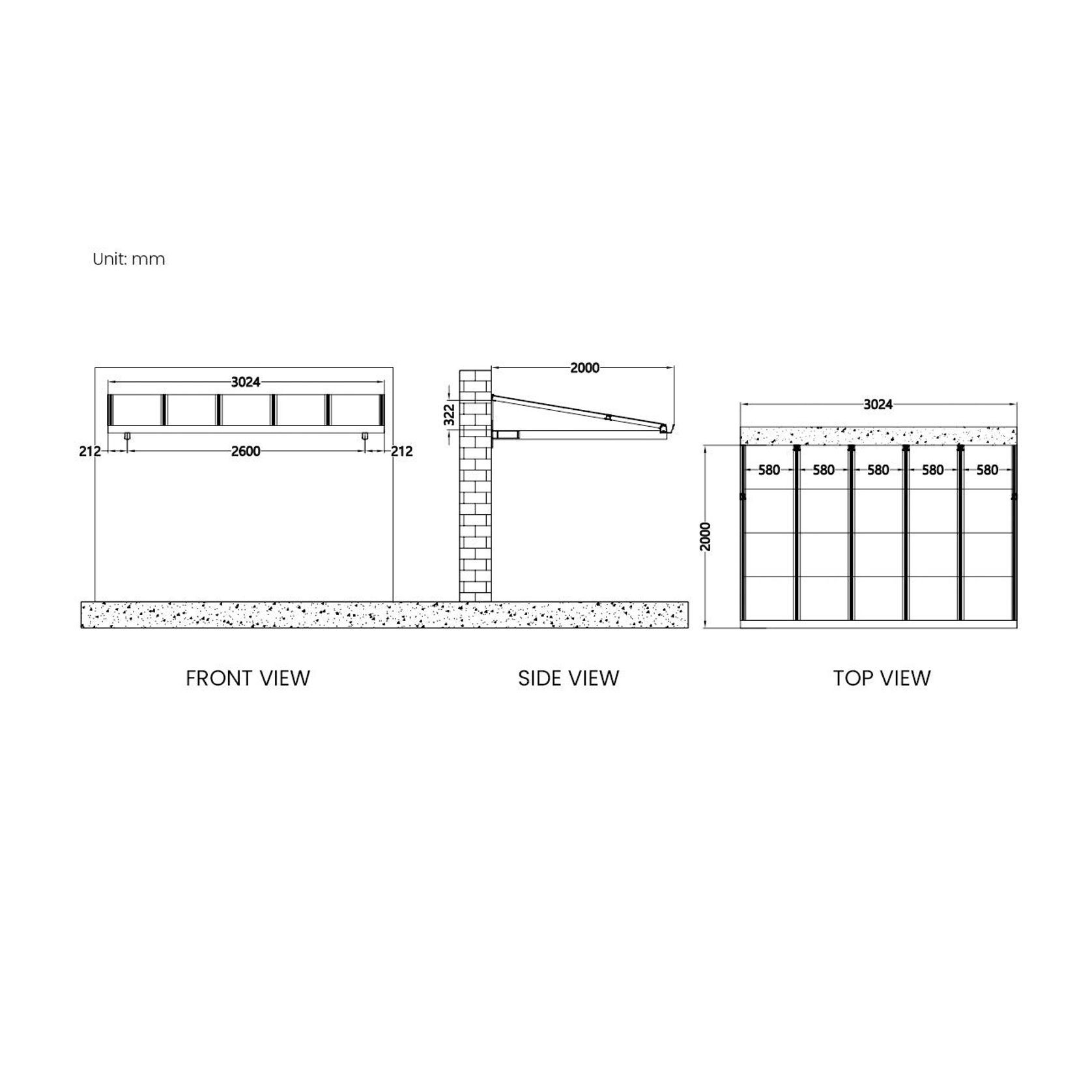 City Window / Door Awning Canopy Collection gallery detail image