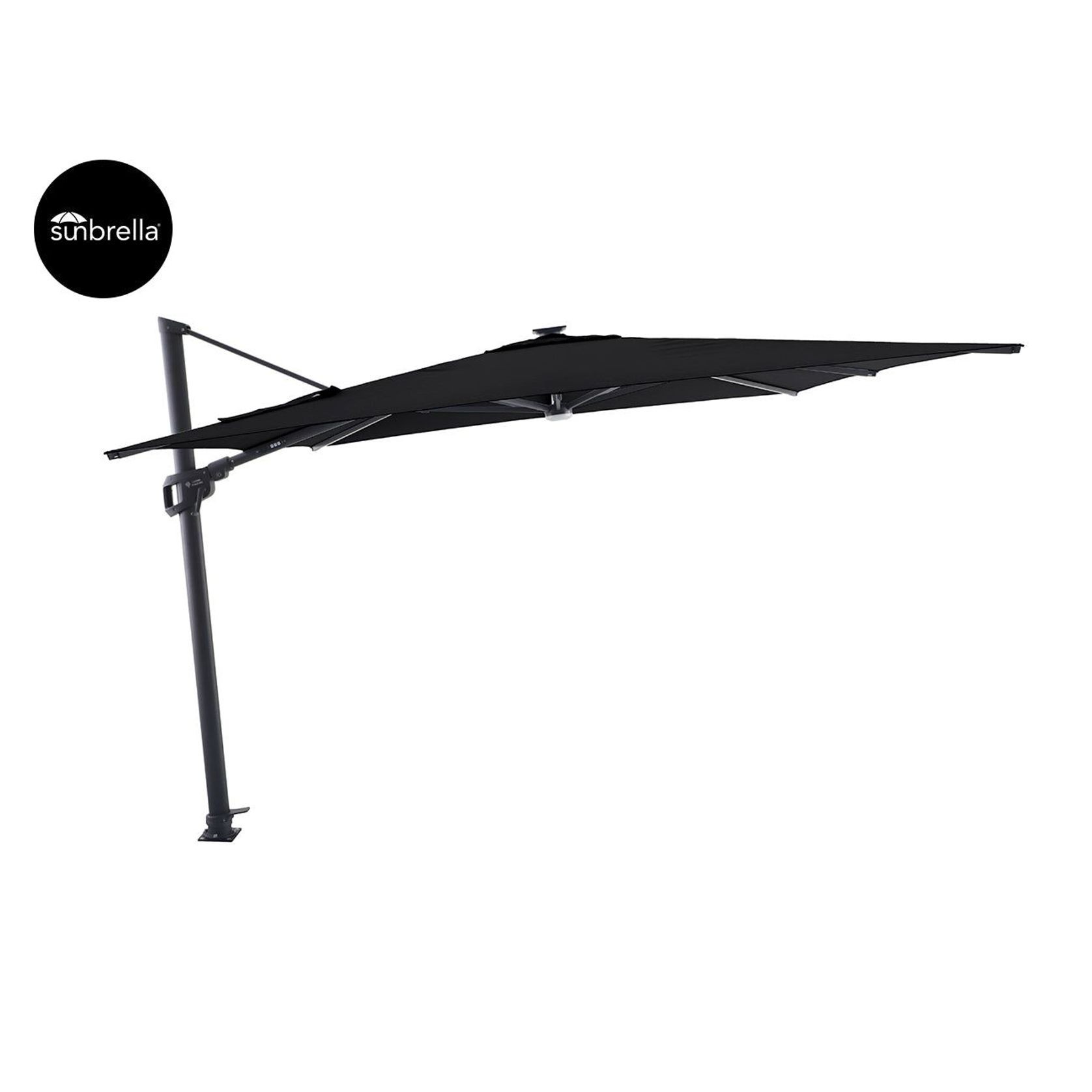 Agave 3m Square Cantilever Umbrella gallery detail image