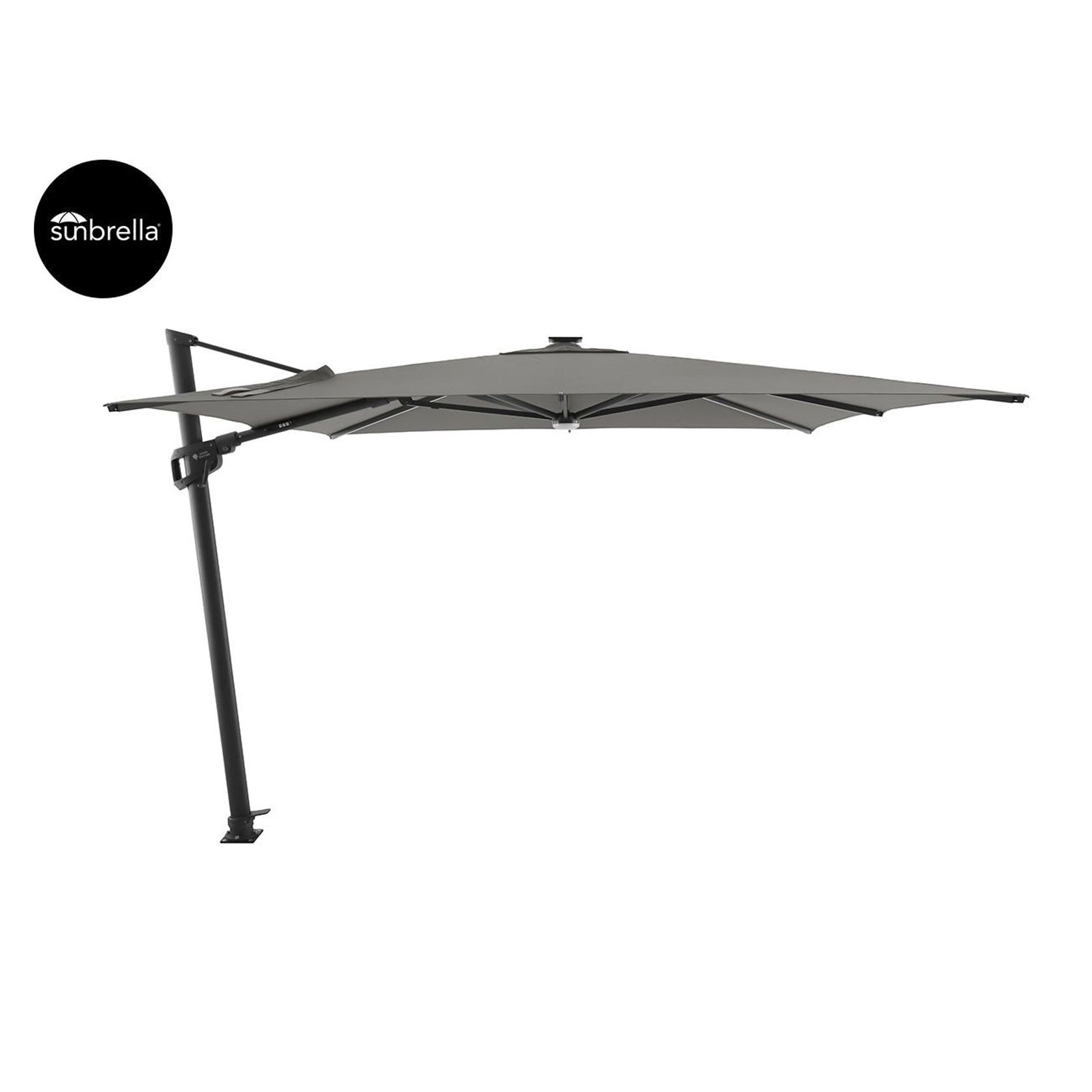 Agave 3m Square Cantilever Umbrella gallery detail image