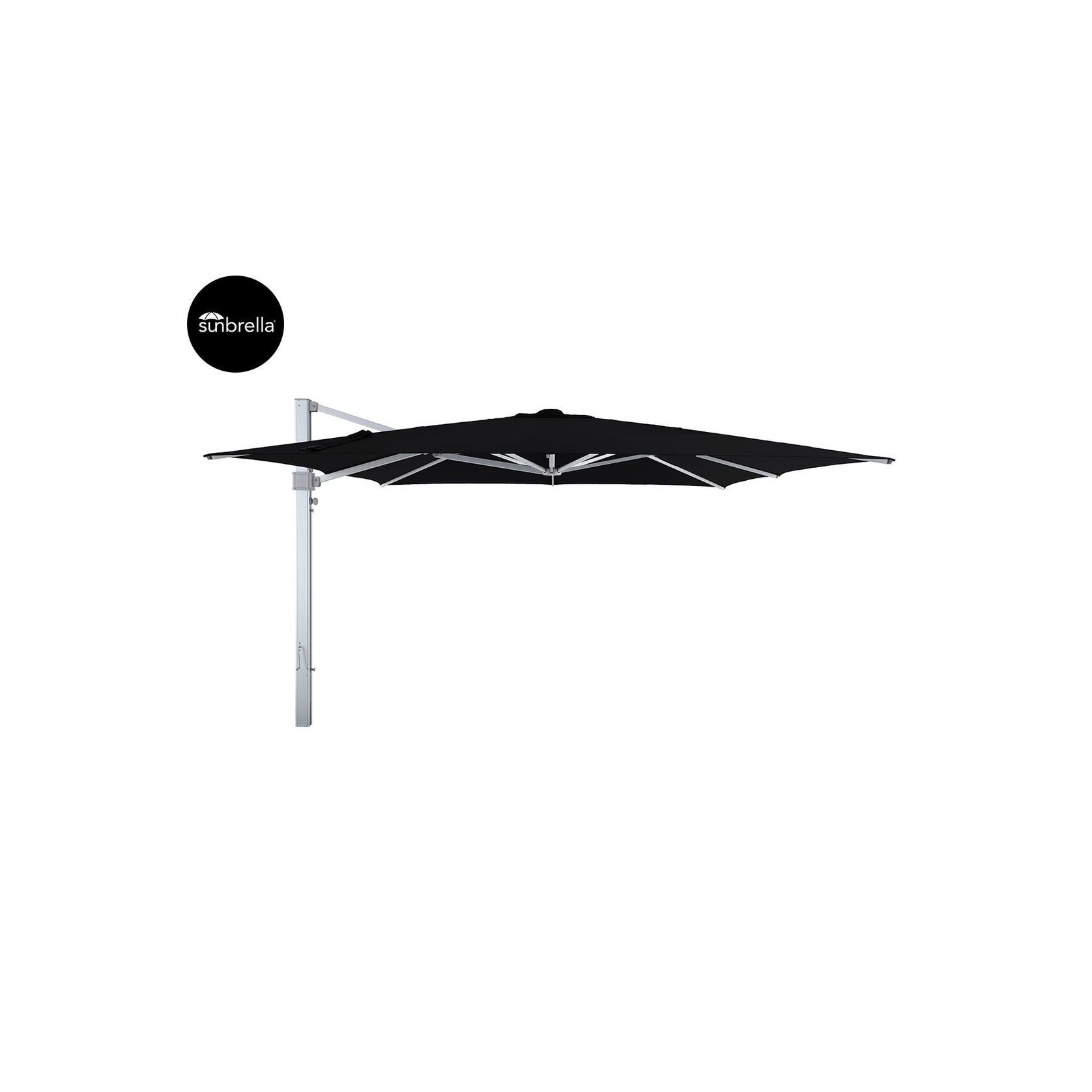 Agave 4m Square Cantilever Umbrella gallery detail image