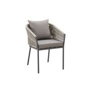 Kereru Aluminium and Rope Outdoor Dining Chair gallery detail image