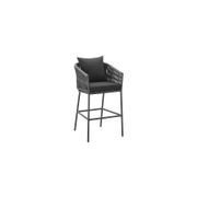 Kereru Aluminium and Rope Outdoor Bar Chair gallery detail image