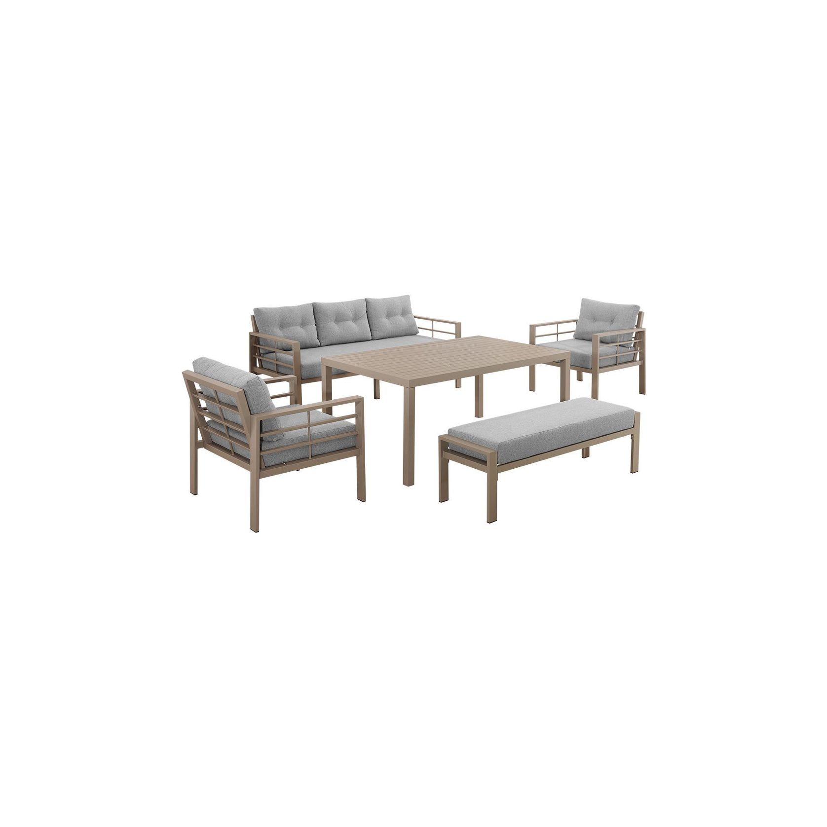 Egret Aluminium Sofa 5pcs/Set gallery detail image