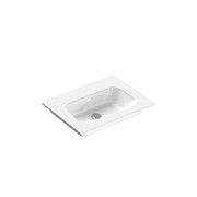 Casello 750 Centre Basin Vanity Top Gloss White gallery detail image