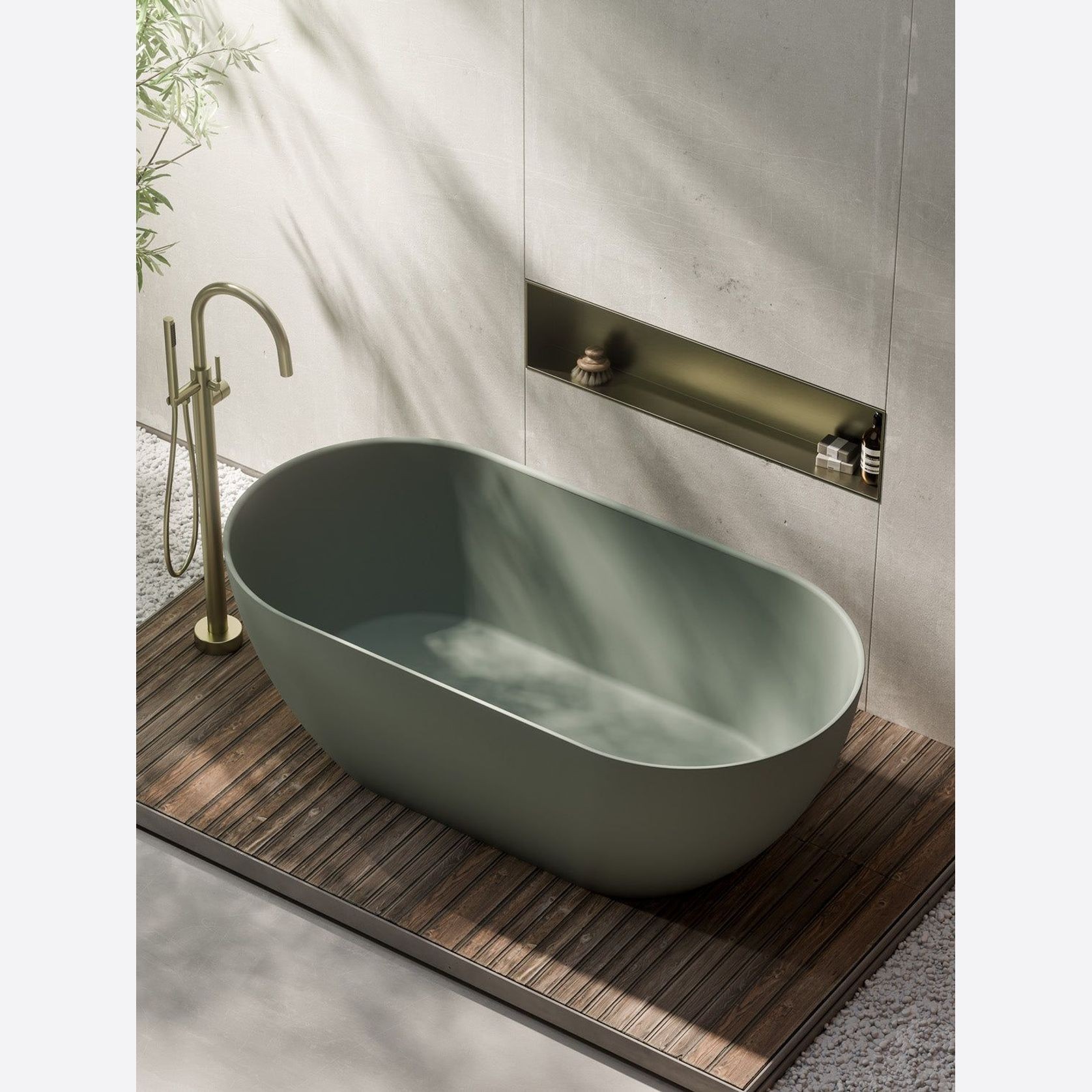 Villastone Halo 1500 Freestanding Bath gallery detail image