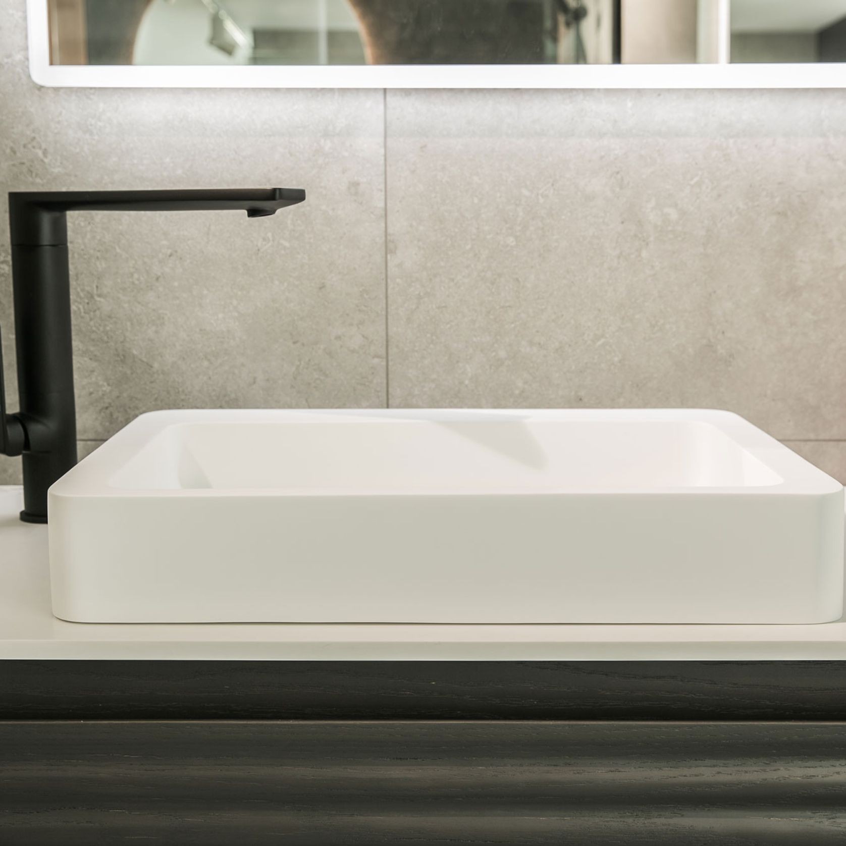 Luca Composite Stone Countertop Basin 500 ArchiPro NZ