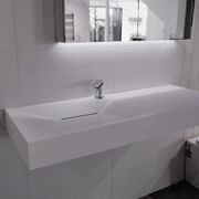 Bold Composite Stone Wall-mounted Basin 1200 gallery detail image