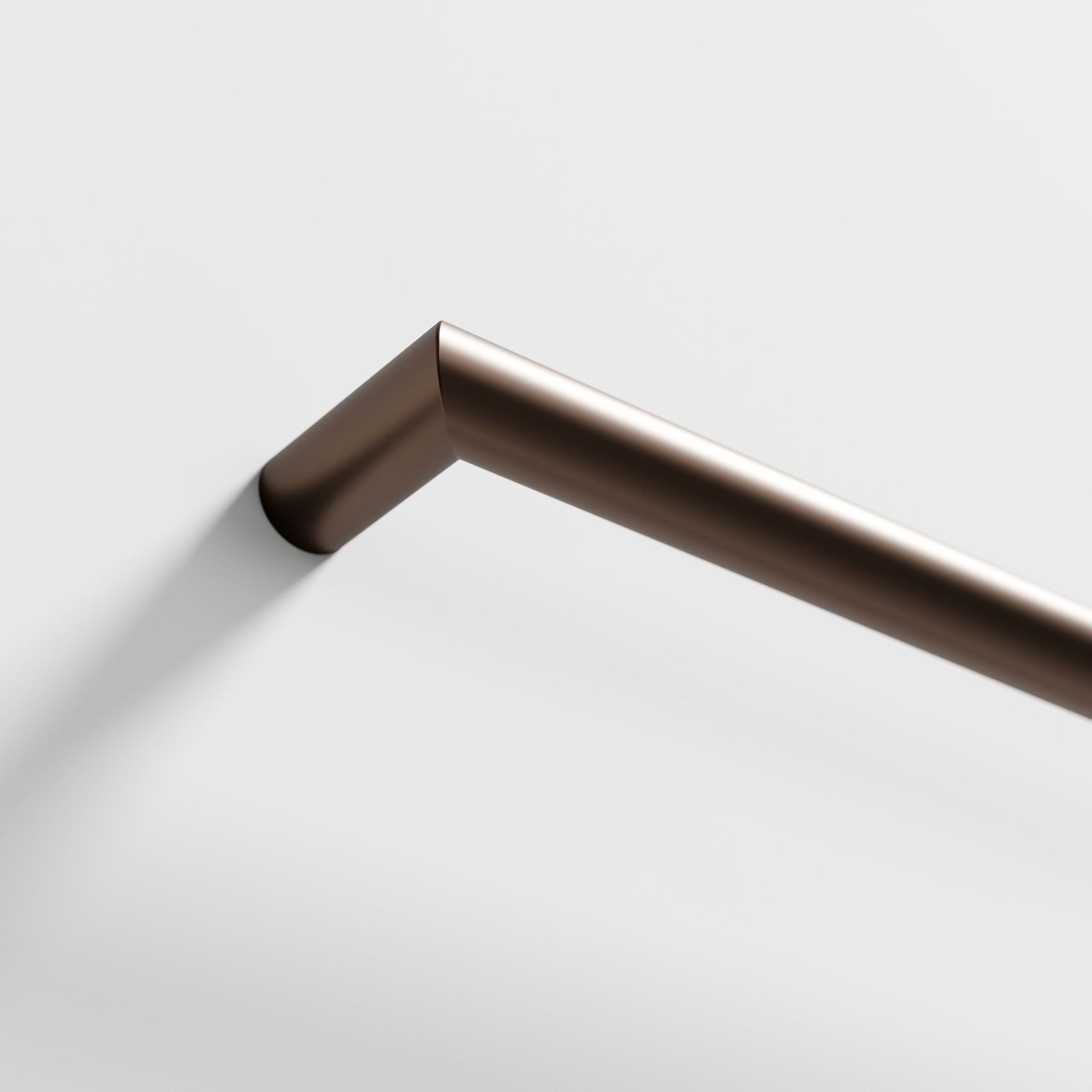 Arc Horizontal Heated Towel Rail 832mm gallery detail image