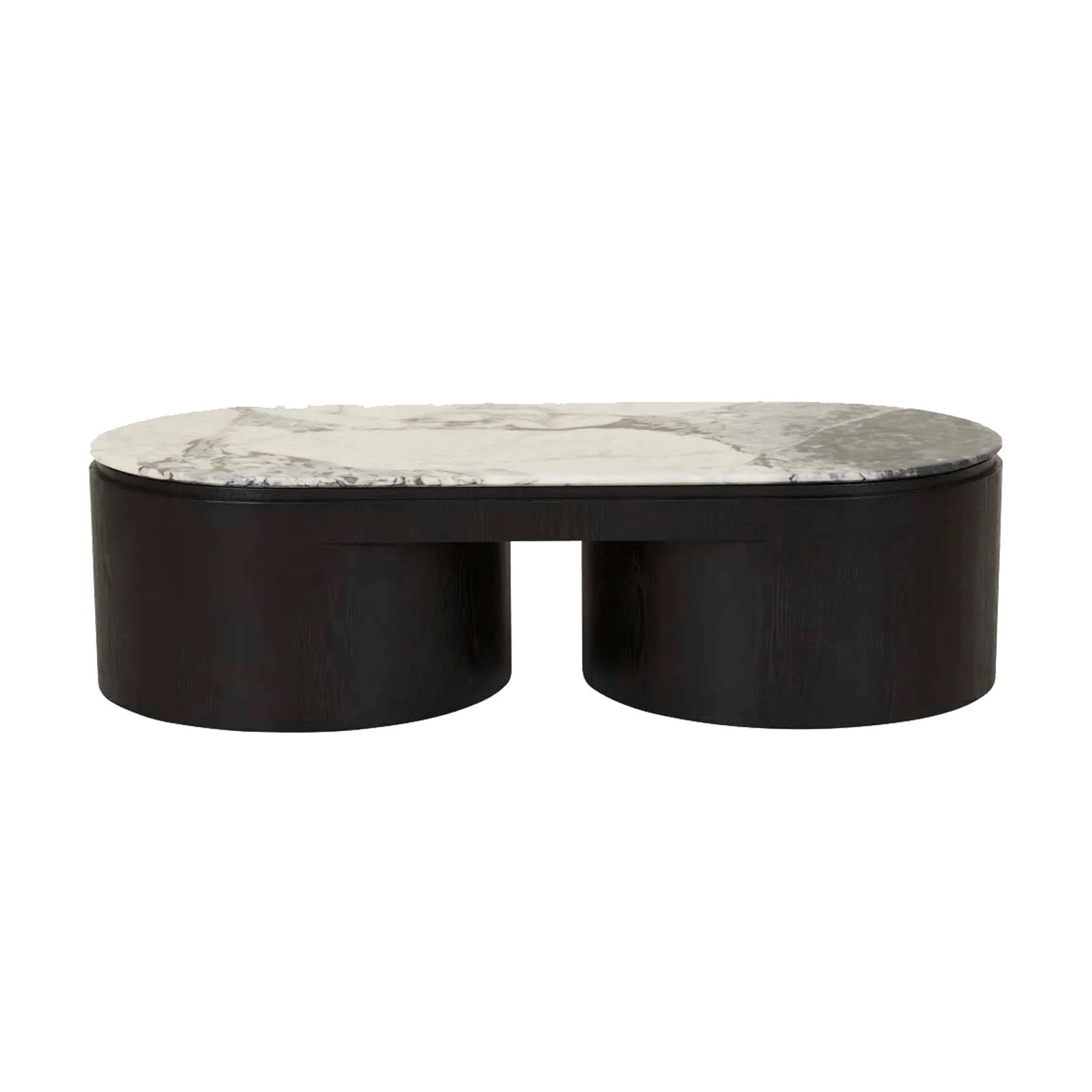 Pluto Oval Marble Coffee Table gallery detail image