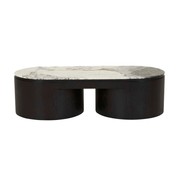Pluto Oval Marble Coffee Table gallery detail image
