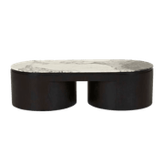 Soren Liv | Pluto Oval Marble Coffee Table gallery detail image