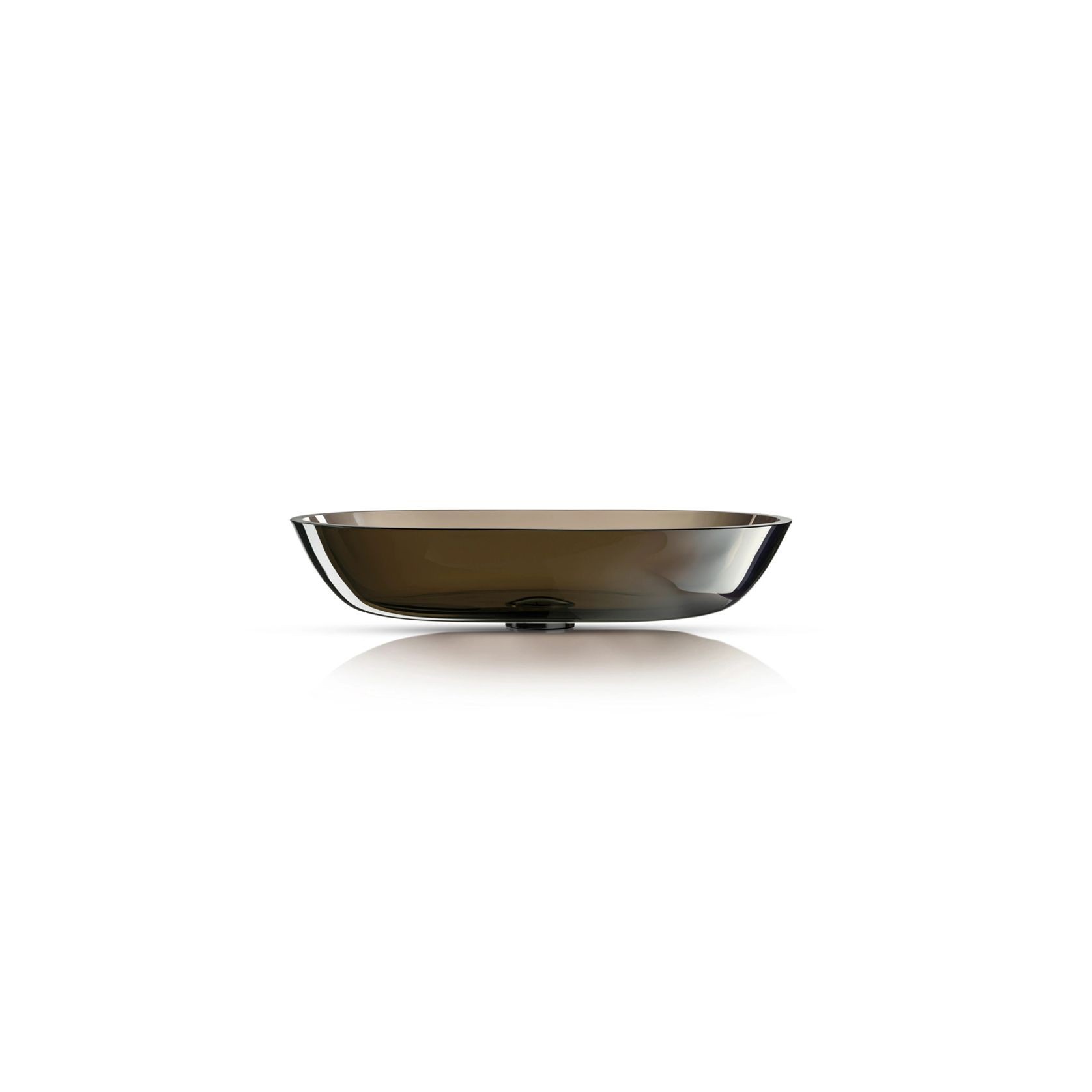 Cortina 570 Oval Vessel Basin Bronzo Translucent gallery detail image