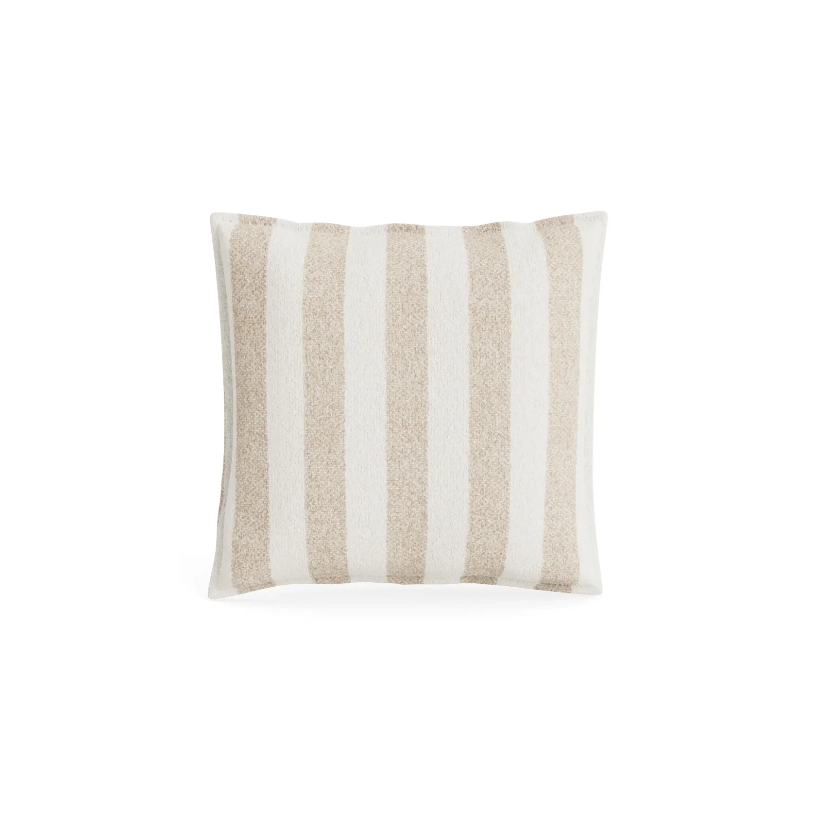 Hem Cushion 55cm x 55cm - Marnie Stripe Sand gallery detail image