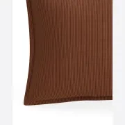 Hem Cushion 40cm x 60cm - Corduroy Cocoa gallery detail image