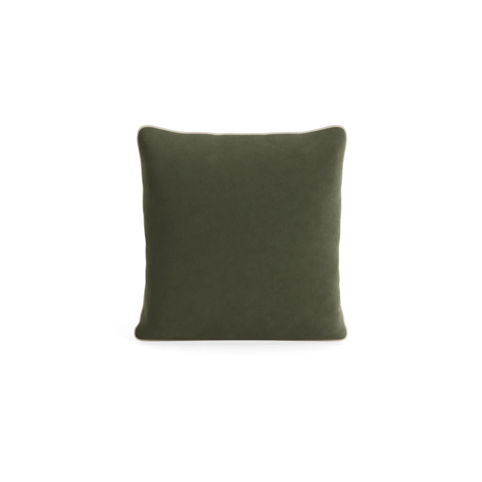 Border Cushion 55cm x 55cm - Eden Leaf / Eden Ecru gallery detail image