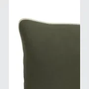 Border Cushion 40cm x 60cm - Eden Leaf / Eden Ecru gallery detail image