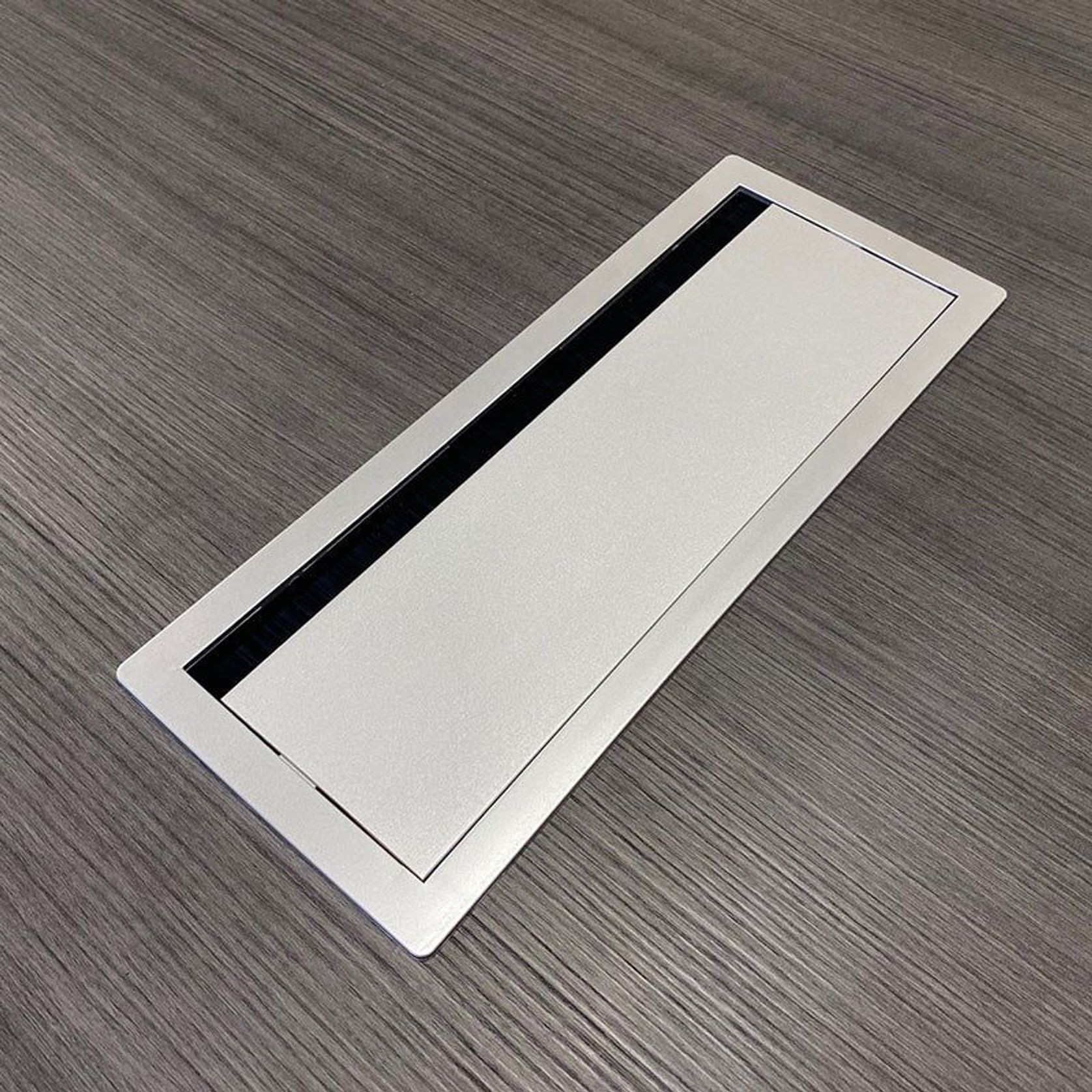 MATEES Executive Desk Reversible 2.4M - Grey/ Brown gallery detail image