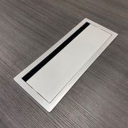 MATEES Executive Desk Reversible 2.4M - Grey/ Brown gallery detail image