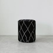 'Cabo' Ottoman / Black gallery detail image