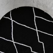 'Cabo' Ottoman / Black gallery detail image