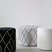 'Cabo' Ottoman / Berba - Champagne gallery detail image