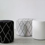 'Cabo' Ottoman / Black gallery detail image