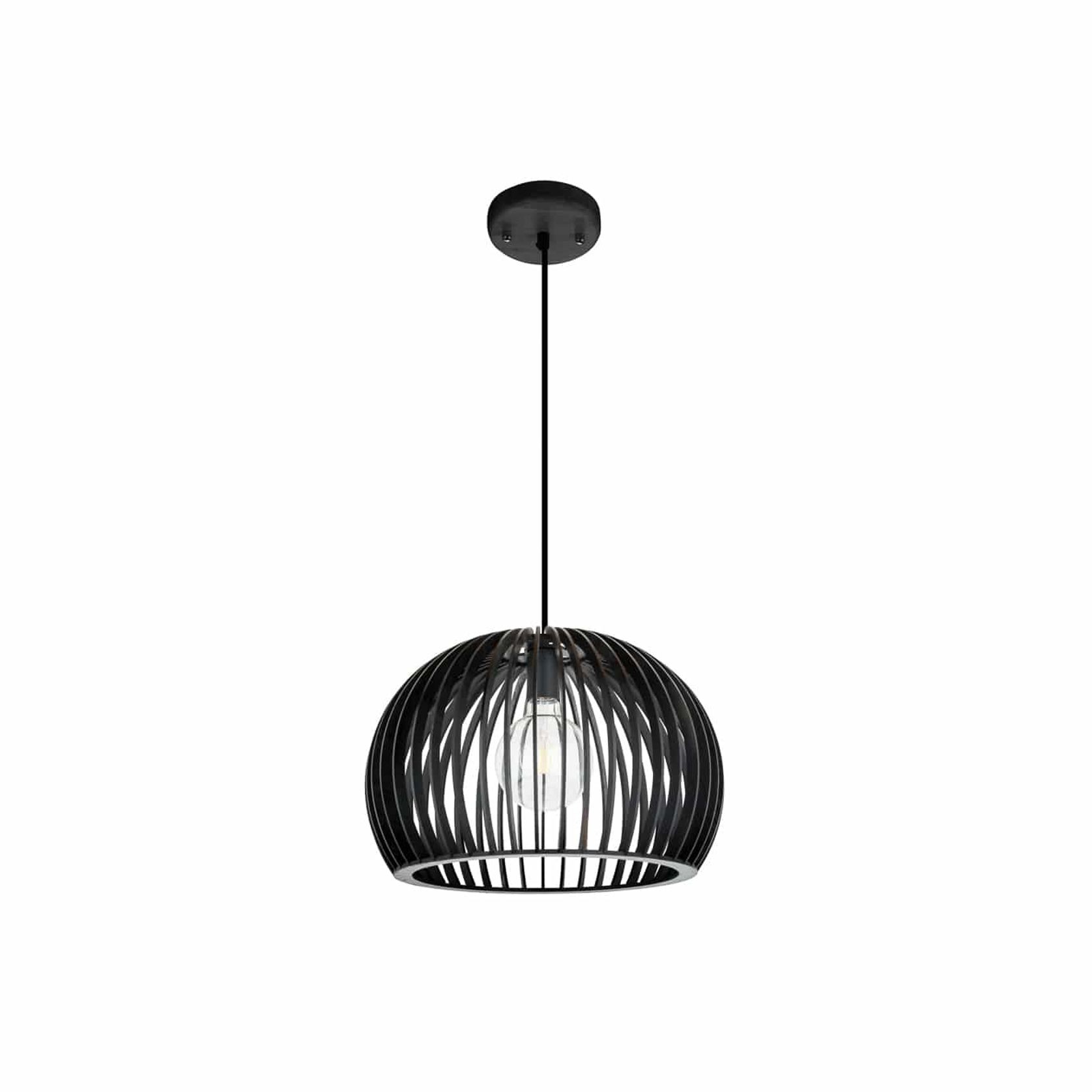 Cage Pendant V4 (Black) gallery detail image