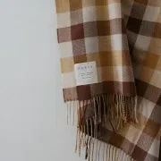 Weave Caldwell Wool Throw Blanket - Autumn gallery detail image