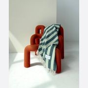 Maison Deux Candy Wrap NZ Wool Throw – Green Sage gallery detail image