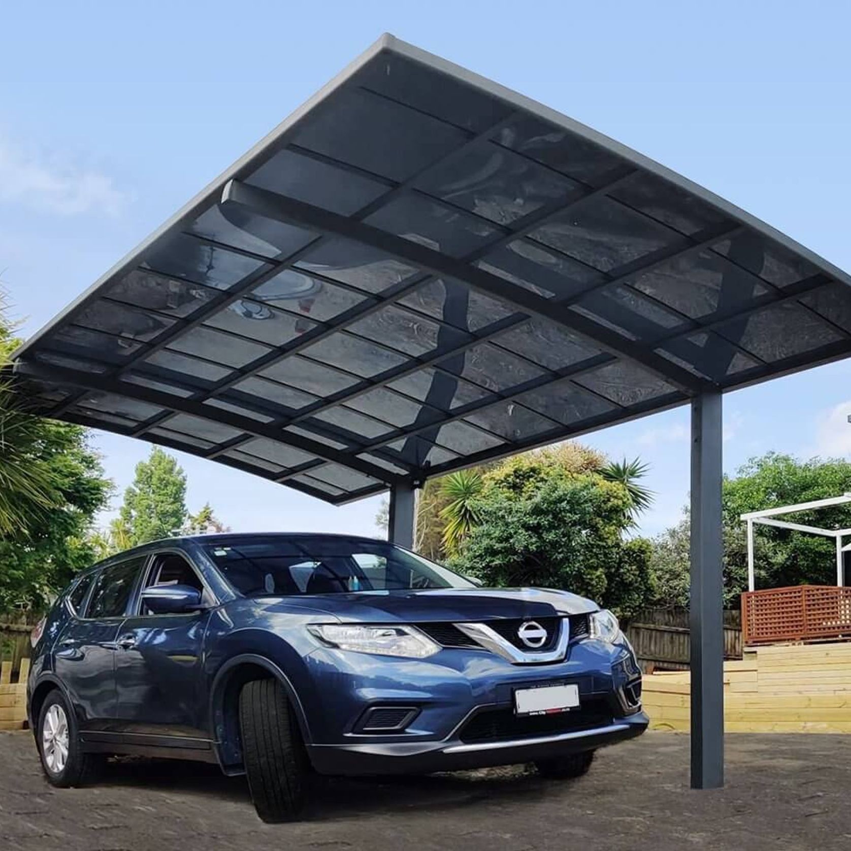 Single Carport-550x 280 x 316cm gallery detail image