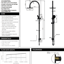 Meir Round Gooseneck Shower Set with 200mm Rose, Three Function Hand Shower Lustre Bronze gallery detail image