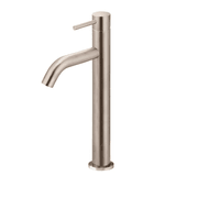 Meir Piccola Tall Basin Mixer Tap with 130mm Spout - Lustre Bronze gallery detail image