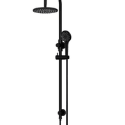 Meir Round Gooseneck Shower Set with 200mm Rose, Three Function Hand Shower Lustre Bronze gallery detail image