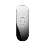 13 Carbon 2 Gang Switch Grid Faceplate gallery detail image
